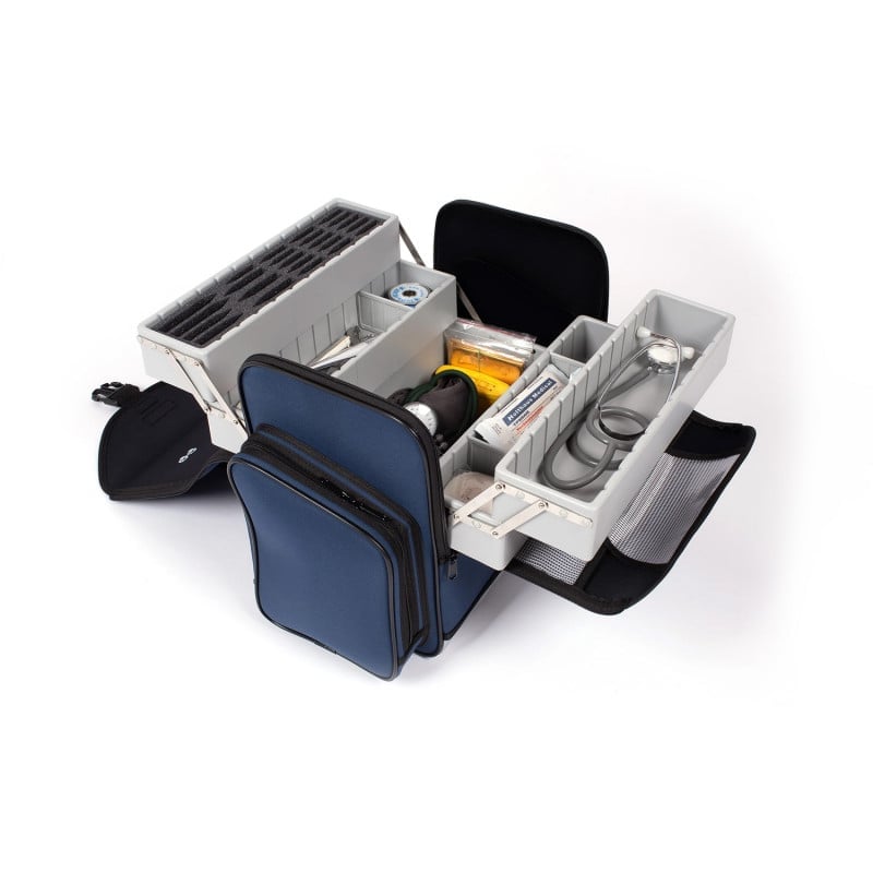 Doctor's Bag, The Alternative with shoulder straps | black