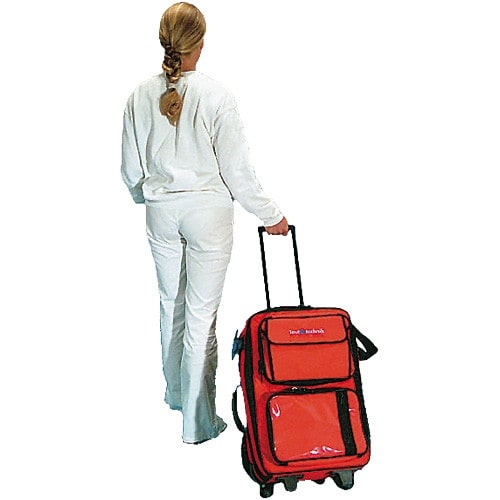 Medical Emergency Trolley, filled