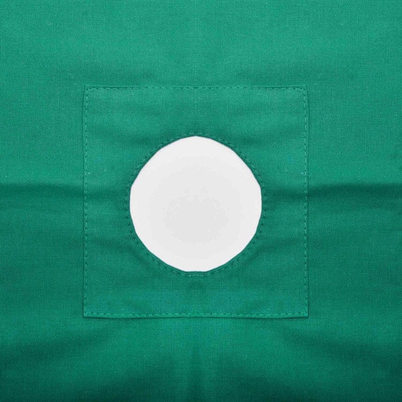 Fenestrated Drape 80x 80cm | blue