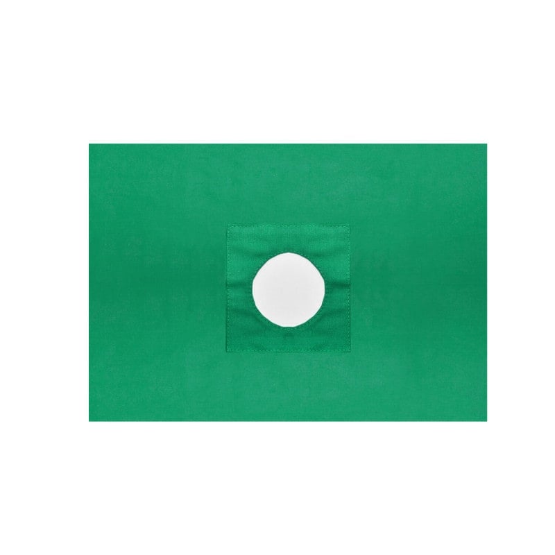 Fenestrated Drape, 13 cm hole 140 x 160cm | blue
