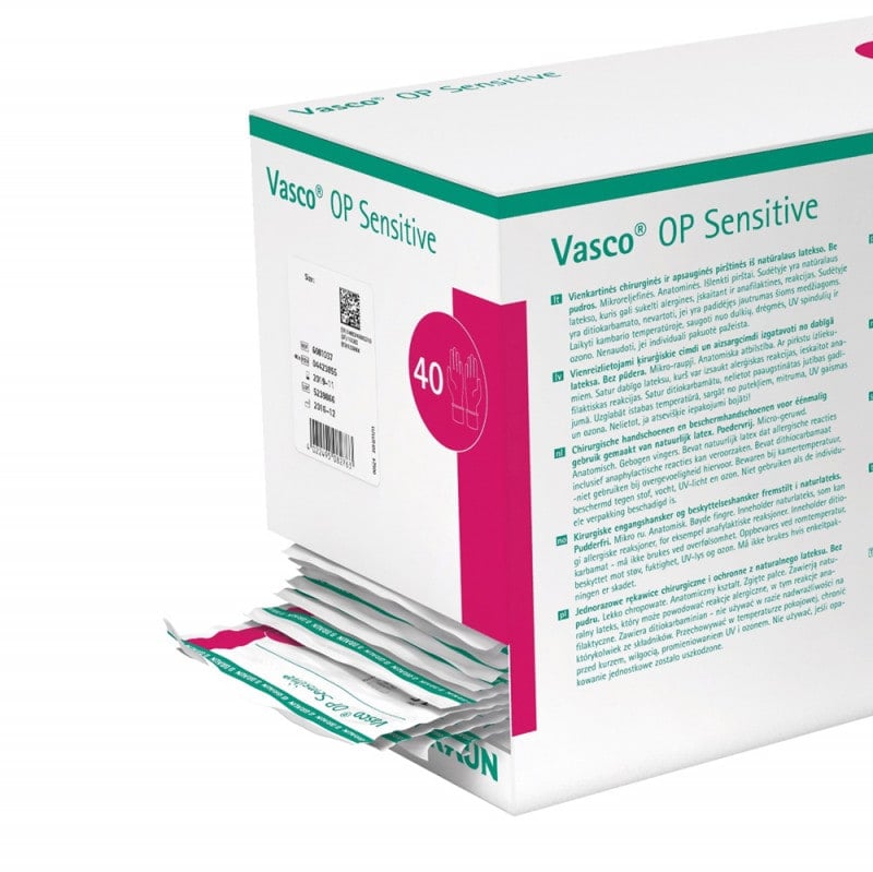 Vasco OP Sensitive Powder-Free Surgical Gloves 7.0