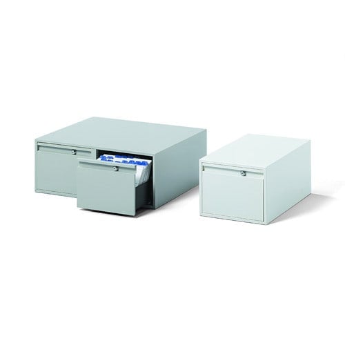Card Index Box for DIN A5 horizontal light grey