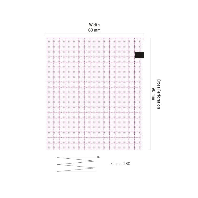 ECG Paper for GE MAC 600-400