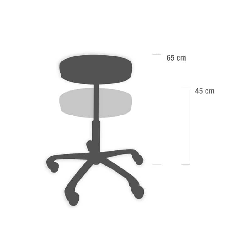 "Hippo" Medical Stool white