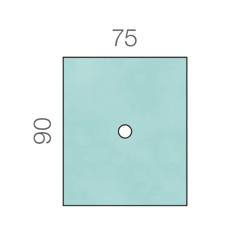 Raucodrape® Fenestrated Drape 75 x 90 cm (8 cm ∅)