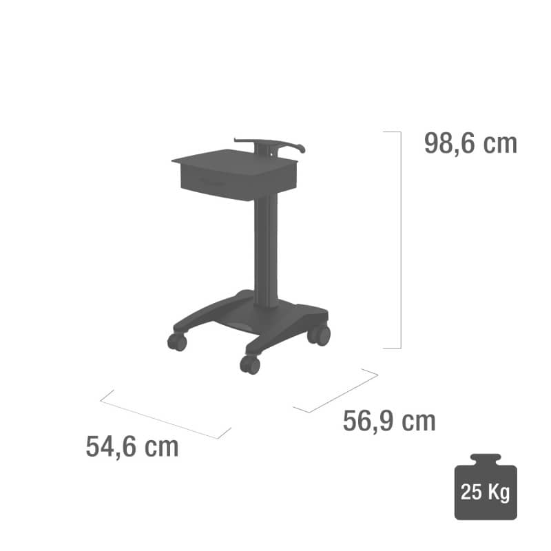 fuego Device Trolley with Drawer v