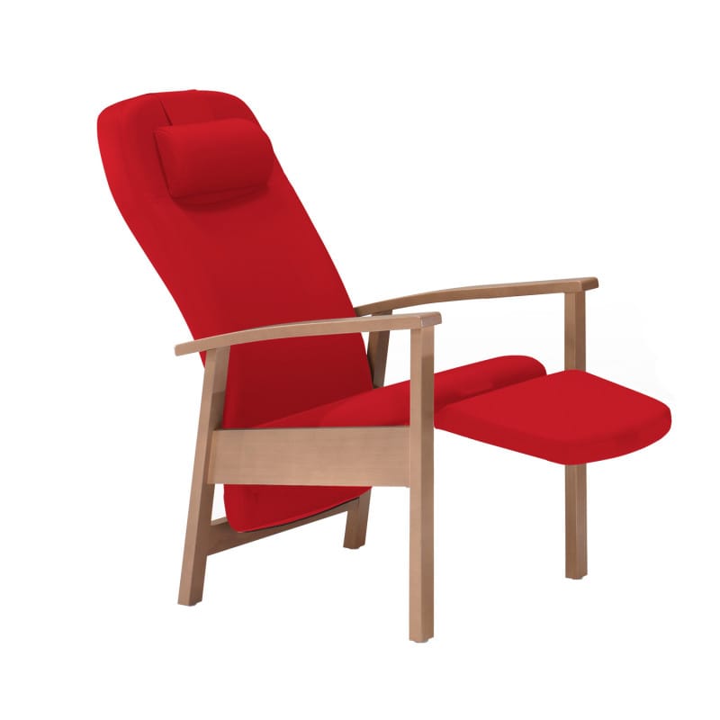 Talo Classic Wooden Recliner cherry (07478)