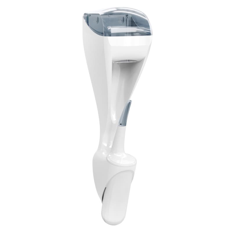Duo Dispenser for Toilet Paper & Brush white