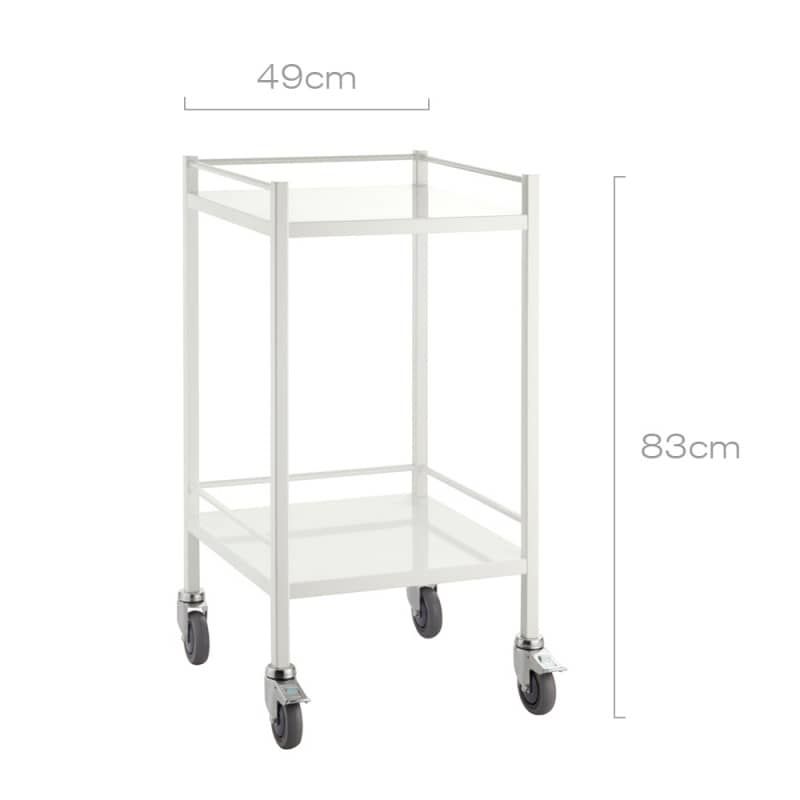 Stainless Steel Medical Trolley 49 cm