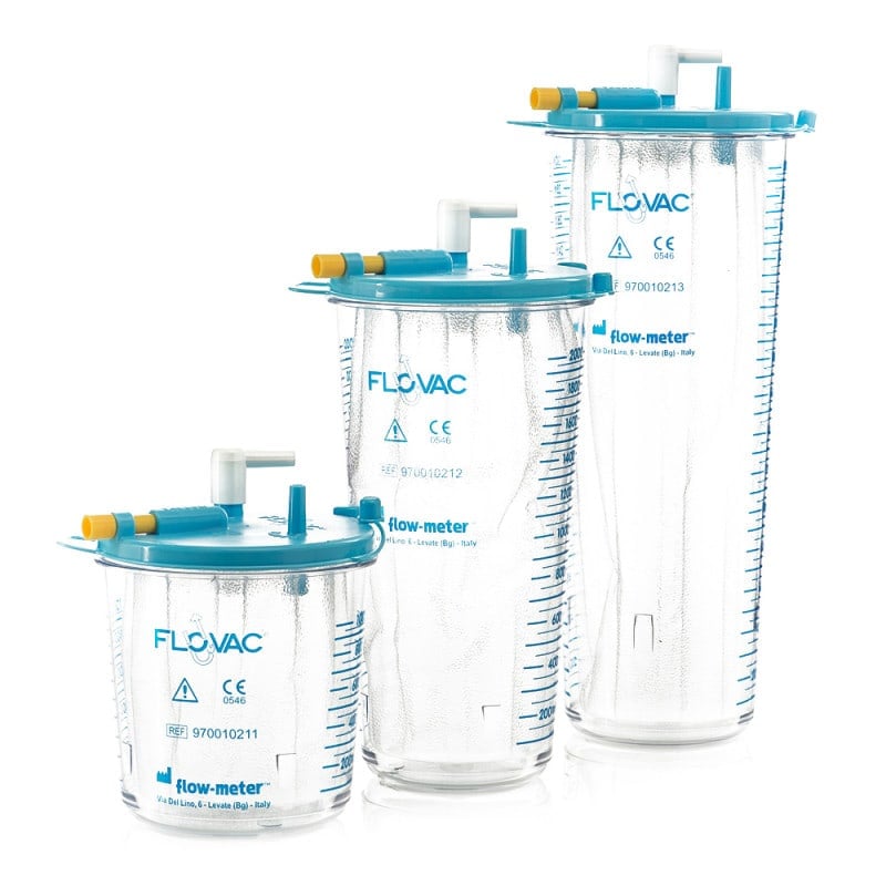 Exterior Container for Flovac Single-Use Bags 2 Litres