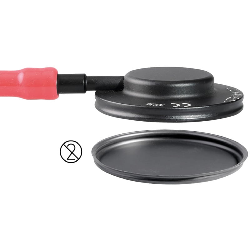 Luxascope Sonus Flat Flex Single-Head Stethoscope red