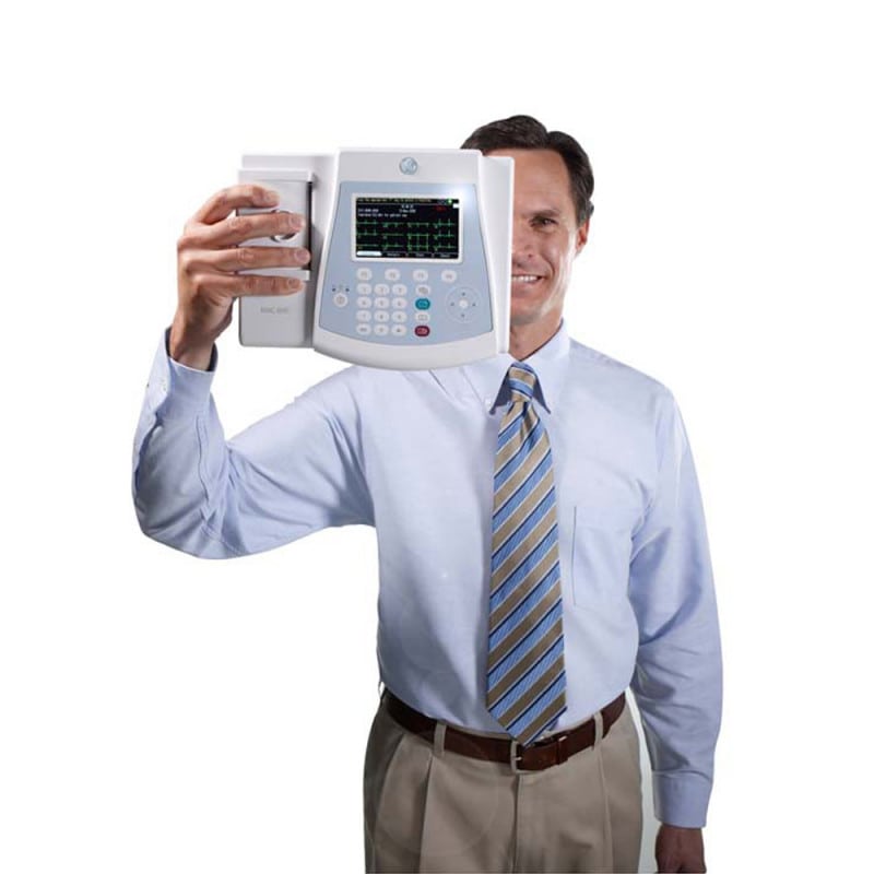 GE MAC 600 ECG System with external memory and PDF option