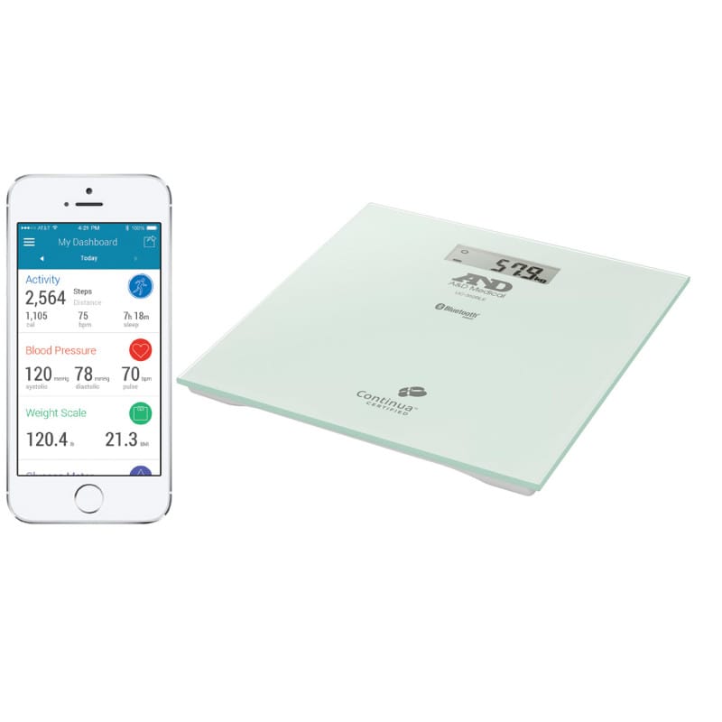 UC-352BLE Digital Bluetooth Glass Topped Scales