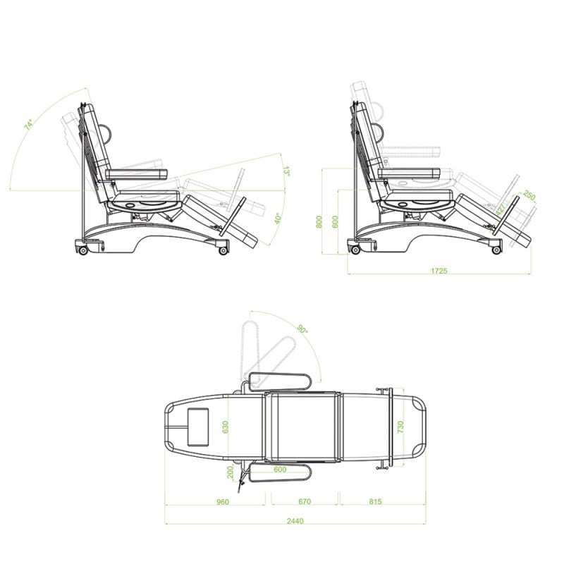 Dialysis Chair «Diasit» pistachio