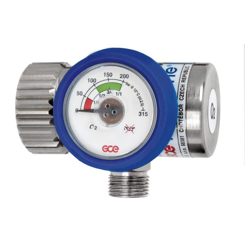 Medireg O₂D Pressure Regulator DIN quick coupler