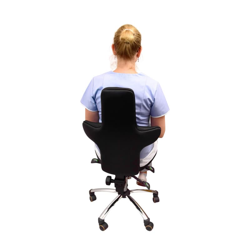Swivel Chair with High Backrest white