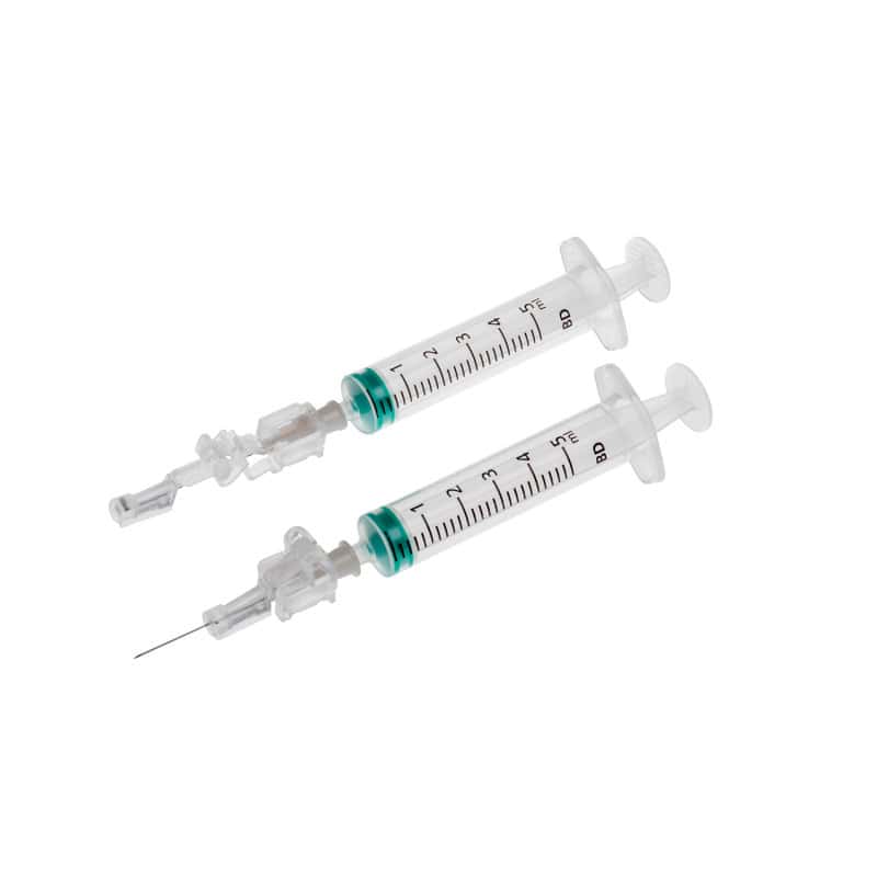 BD Safety Glide 21G 1", 0.8 x 25mm, green