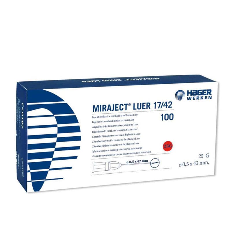 Miraject Luer Cannulas 0.4 x 23 mm