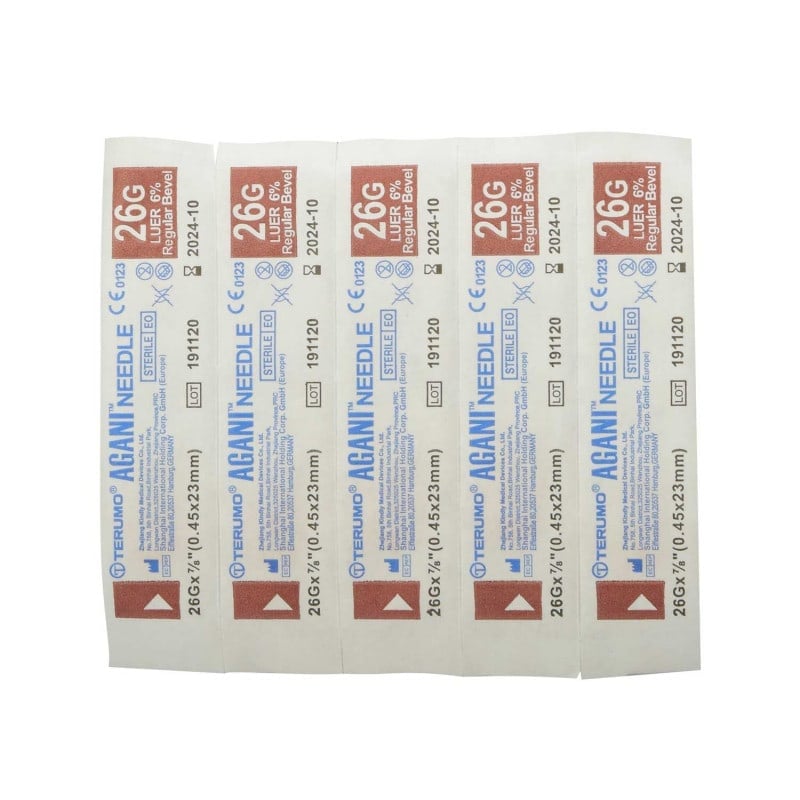 Terumo Agani™ Injection Needle 22G x 1 1/2, 0.7 x 38 mm, black