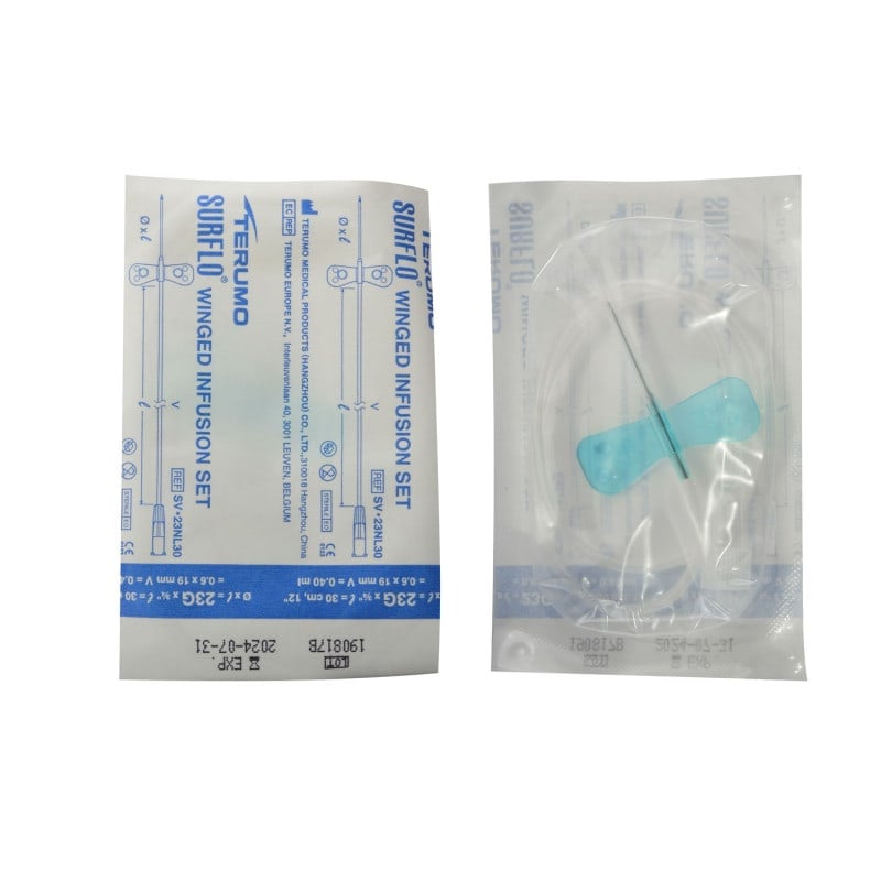 Terumo Surflo Butterfly Needle 25G, 0.50 x 19 mm, orange