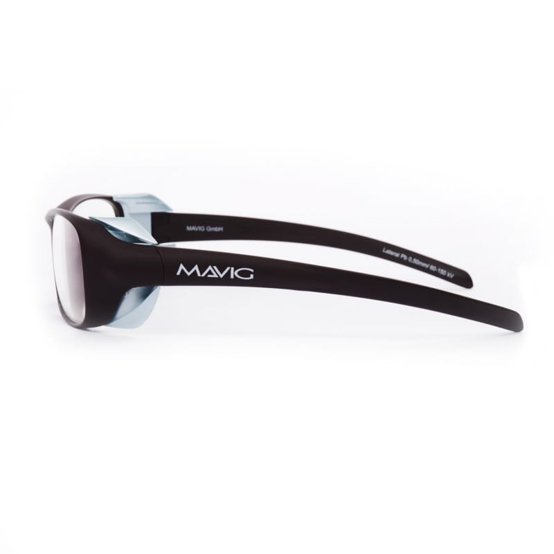 MAVIG X-Ray Protective Glasses BR126 S-M | Pb 0.50 mm | cocoa - light blue