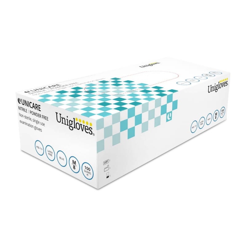 UNICARE Soft nitrile gloves, powder-free