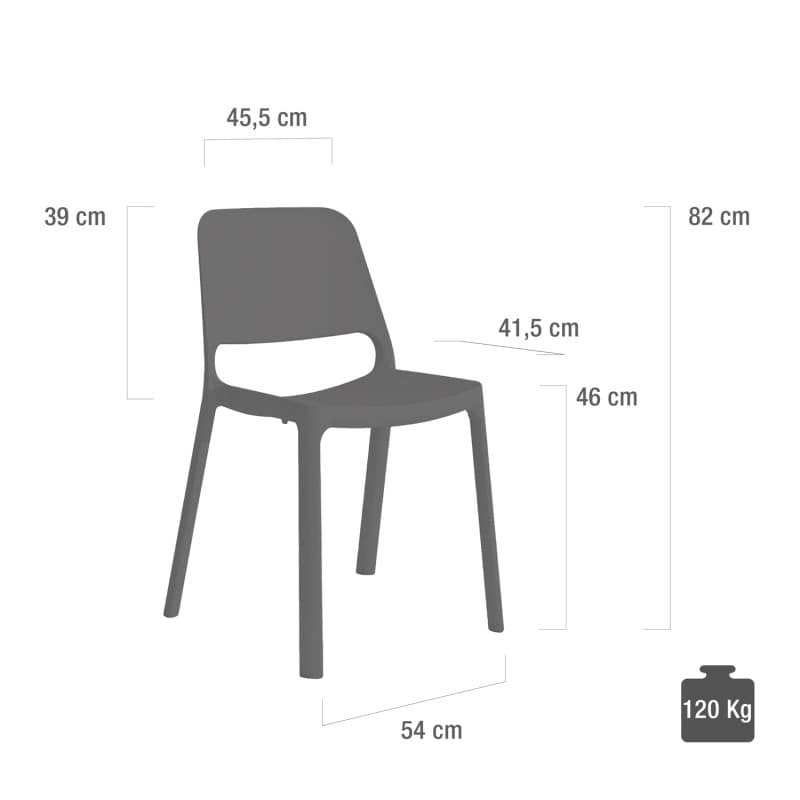 Stacking Chair white