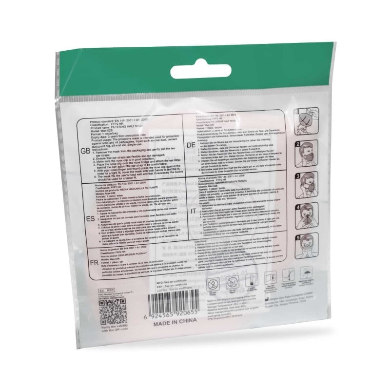 Coloured FFP2 Mask raspberry