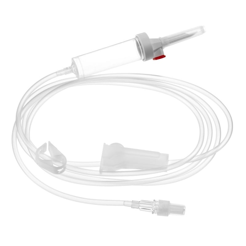 BD Gravity Infusion Set with Anti-Run Dry Technology + Check Valve