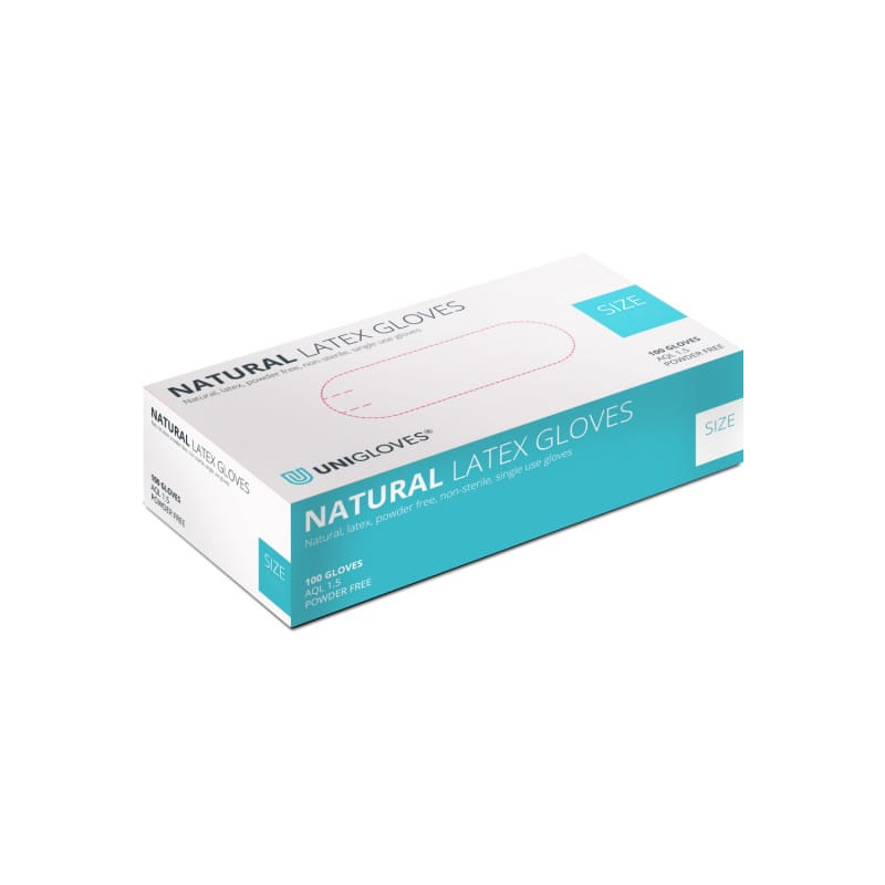 Natural Latex Examination Gloves