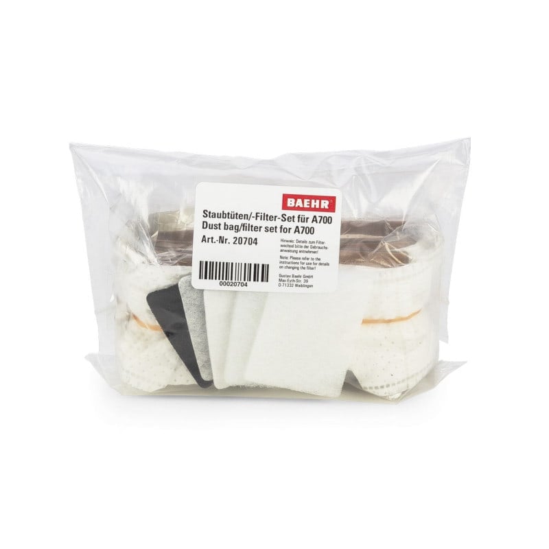 BAEHR Dust Bags-Filter Set for A1200-A2000