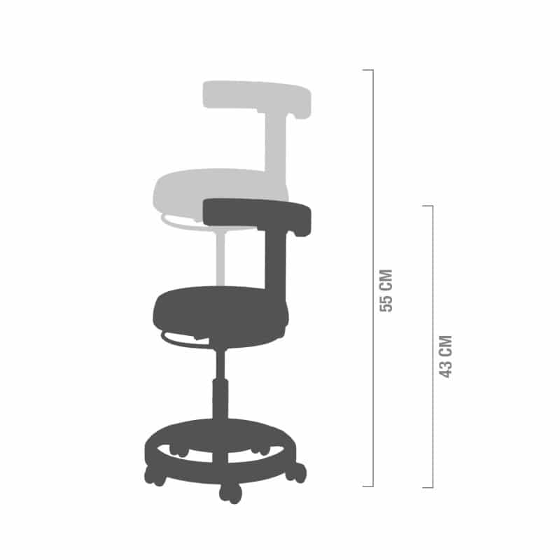 CDS 301 Swivel Chair natural