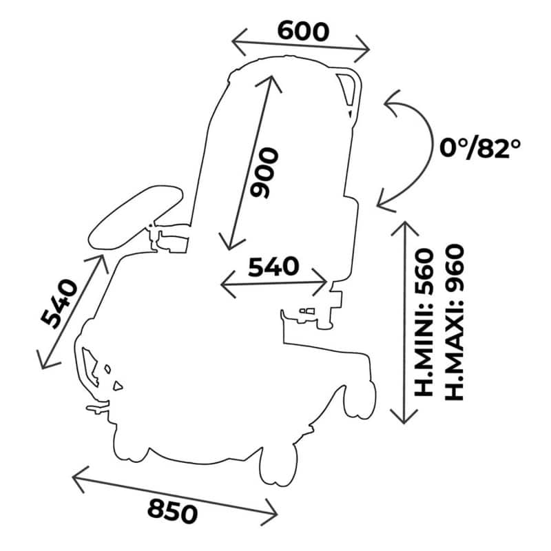Multifunctional Treatment Chair pensee