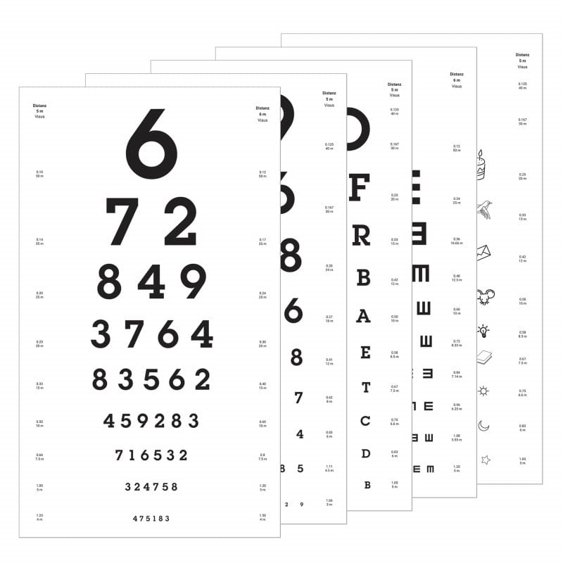 Eye Test Chart Letters