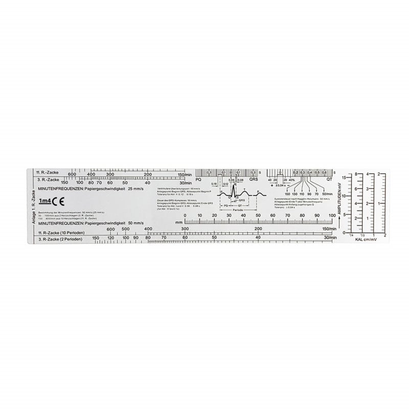 1M4 ECG Ruler