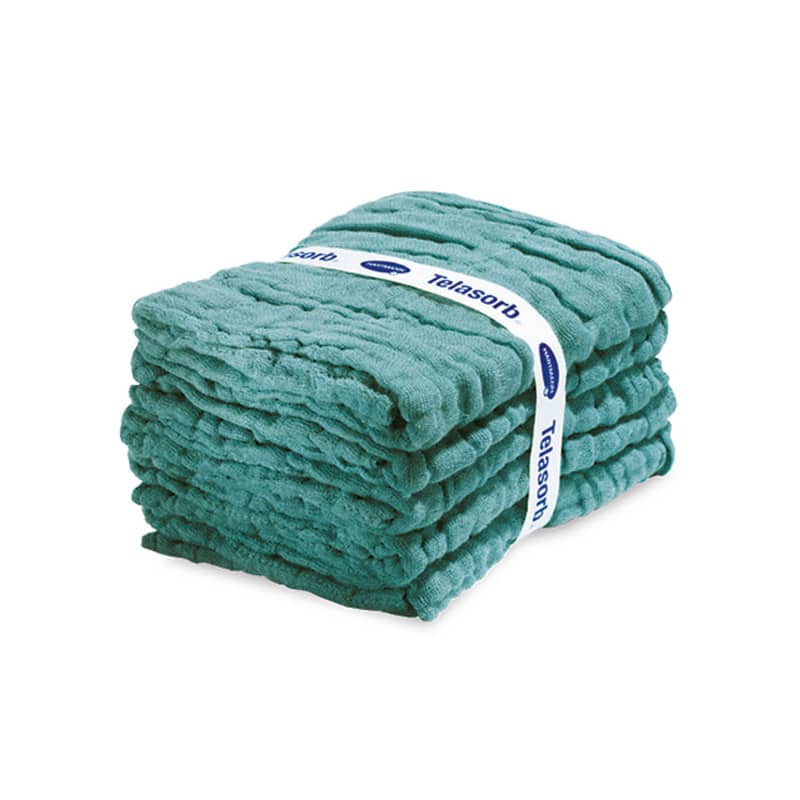 Telasorb® sterile (green) 45 x 45 cm, 4-ply, 12 x 2 pcs