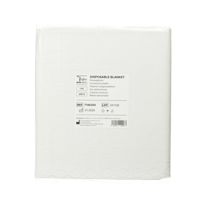 Disposable Blanket, white lightweight