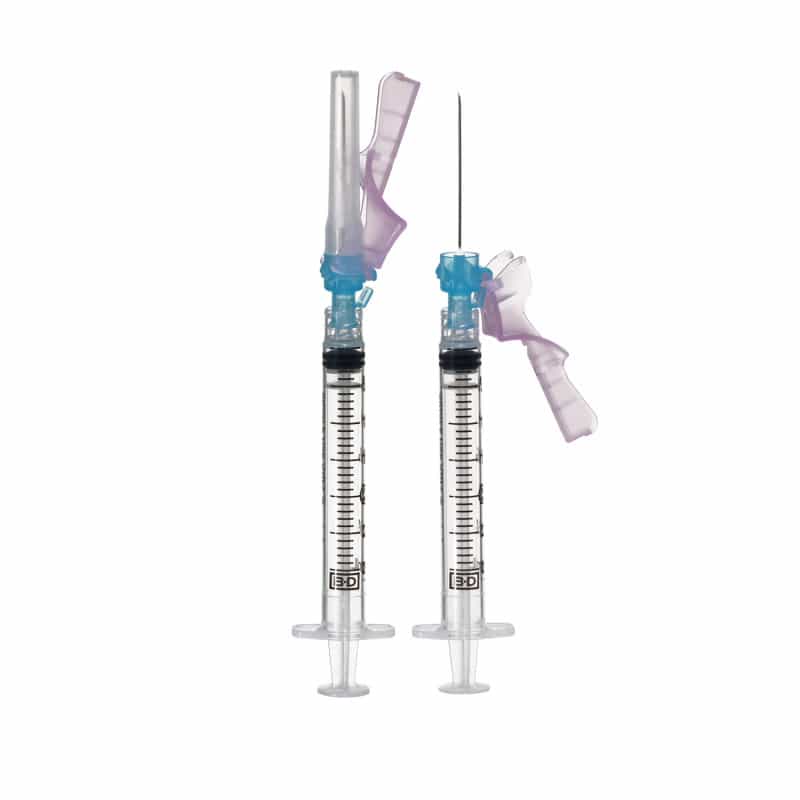 BD Luer-Lok™ Syringe with Safety Needle 21G (0.6 x 40 mm)