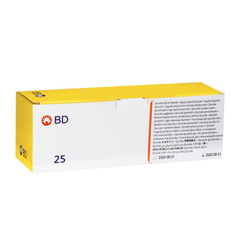 BD® Quincke NRFit™ Spinal Needles 22G (0.7 x 76.2 mm)
