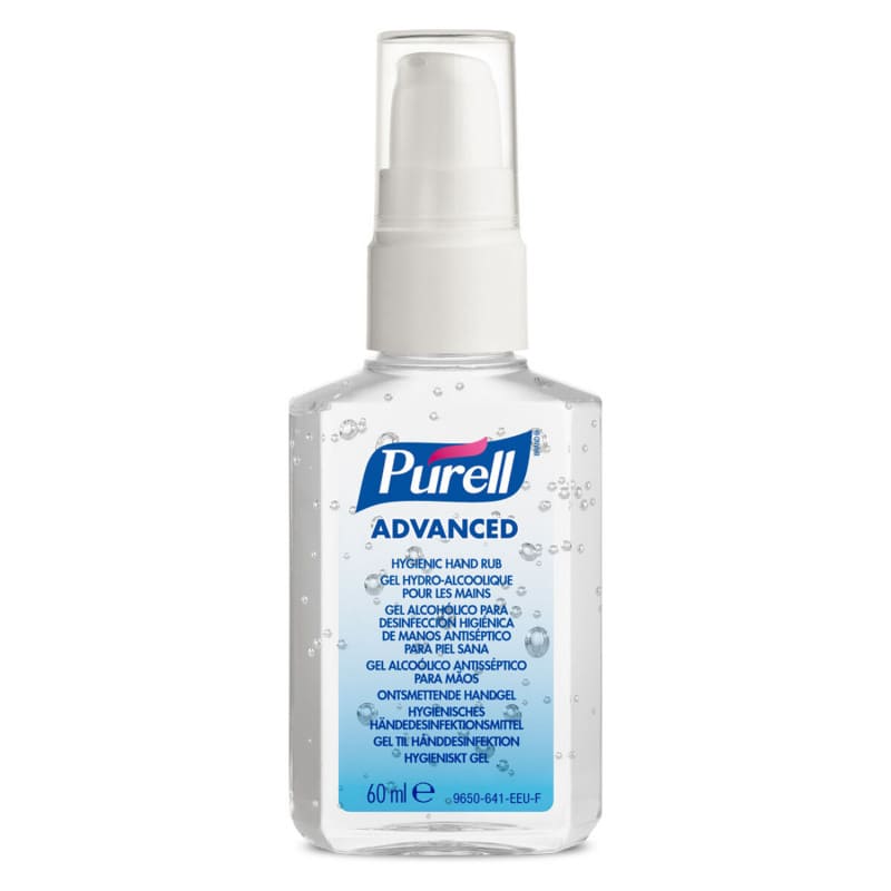 Purell Advanced Hygienic Hand Rub 60 ml pump bottle
