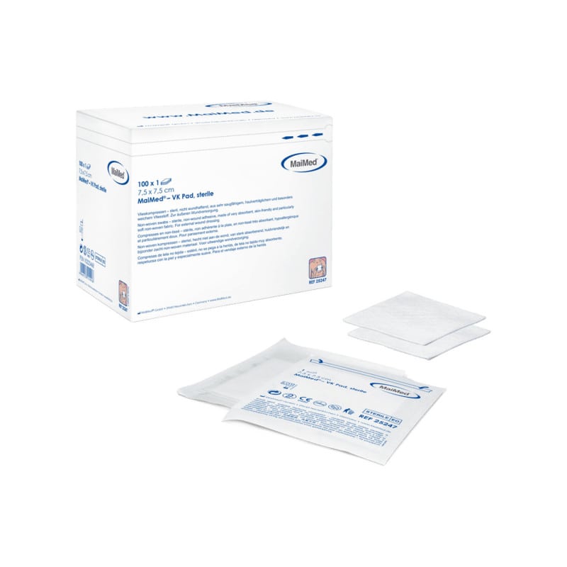 MaiMed® VK Pad sterile 7.5 x 7.5 cm