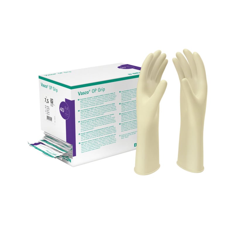Vasco® OP Grip Latex Surgical Gloves 8.5