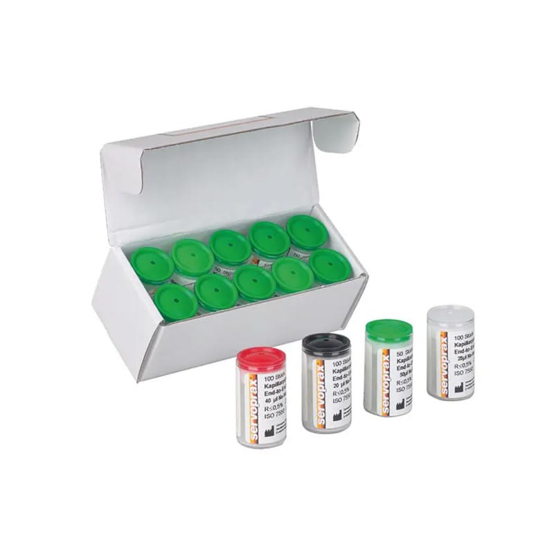 Capillary Pipettes End-to-End heparinised | 50 µl