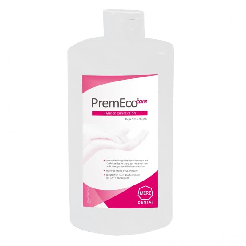PremEco care Hand Sanitiser 1 litre Euro bottle