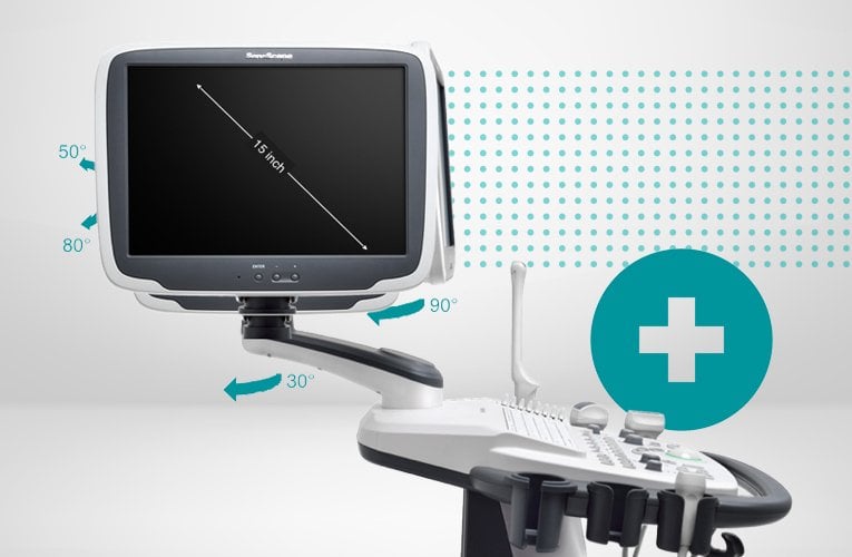 SonoScape S11 Plus ultrasound system battery included