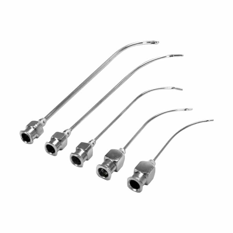 Irrigation Cannulas, curved 17G 1.5 x 80 mm