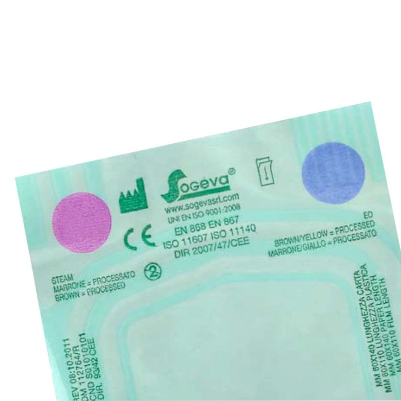 Sterilisation Pouches, Self-Adhesive 30 x 41 cm