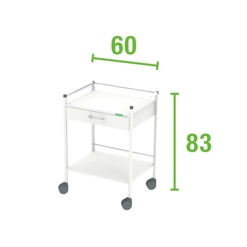 Multipurpose Trolley, 83 x 60 cm (H x W) 1 drawer