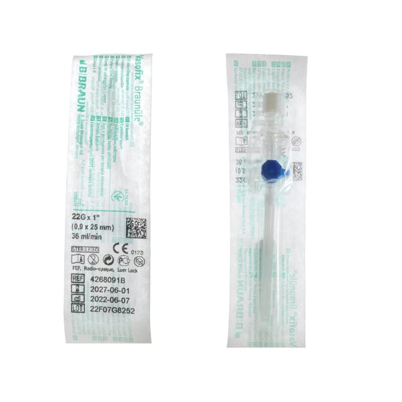 Vasofix Braunüle IV Catheter 20G, 1.1 x 33 mm, pink