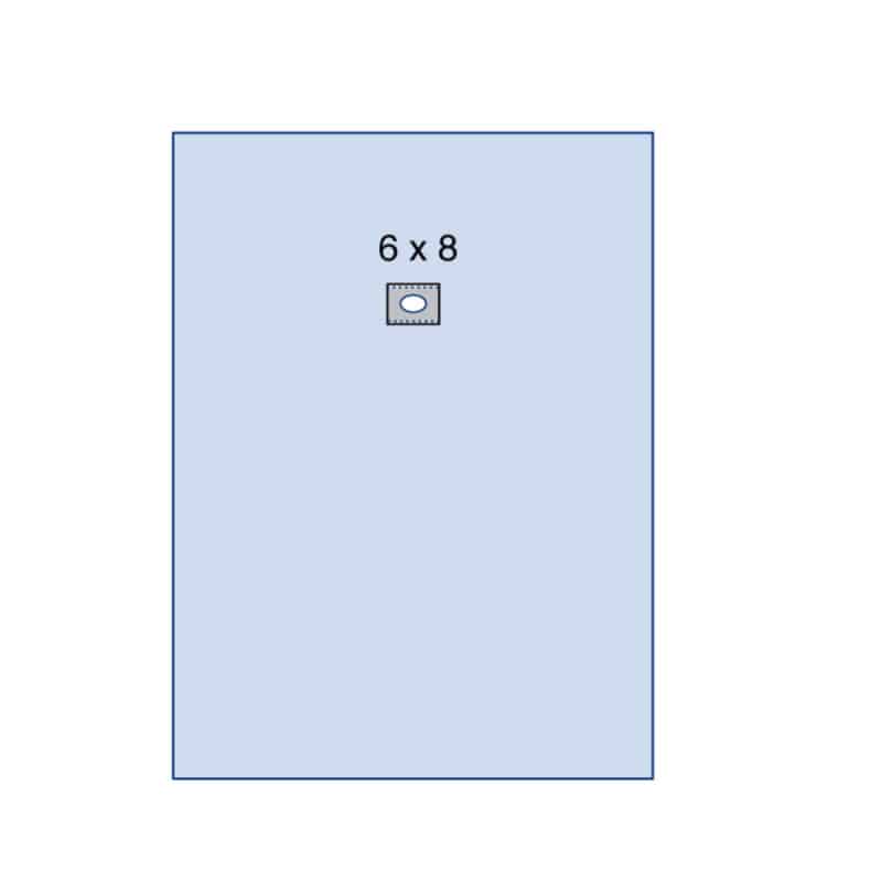 3M Fenestrated Drape with Adhesive Zone 75 x 75 cm, central hole cutout (9028)